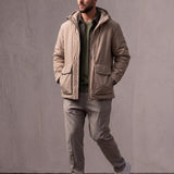 Light Padded Jacket, three-quarter view from the right, full length