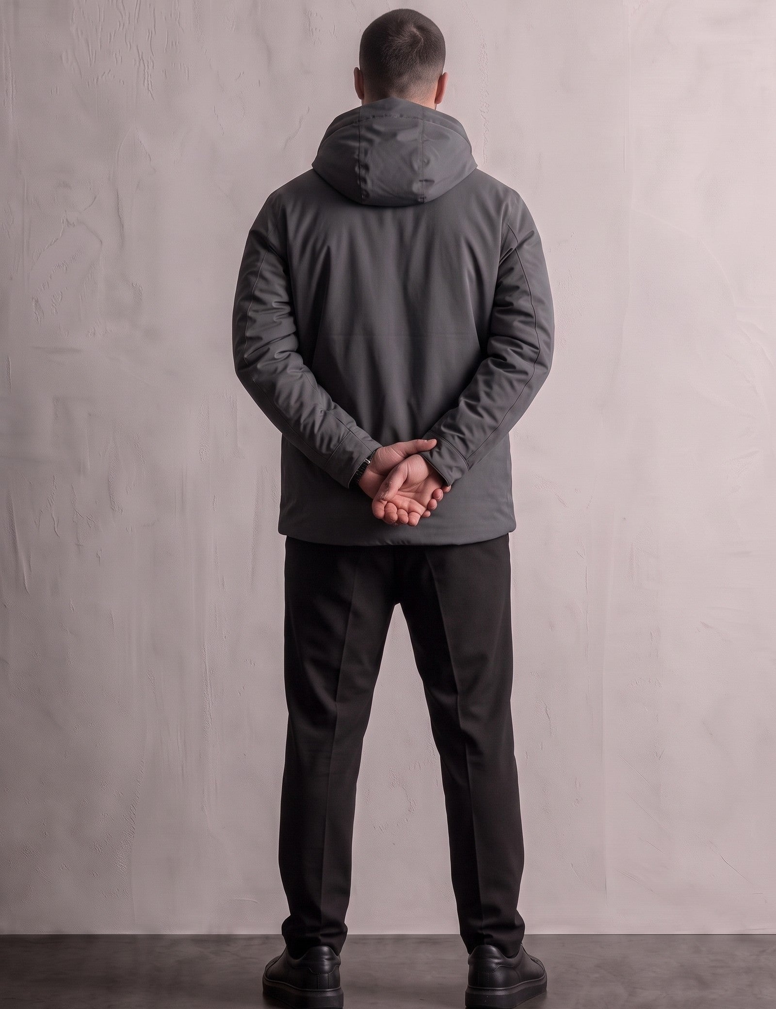 Light Padded Jacket, back view, full length