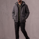 Light Padded Jacket, three-quarter view from the right, full length