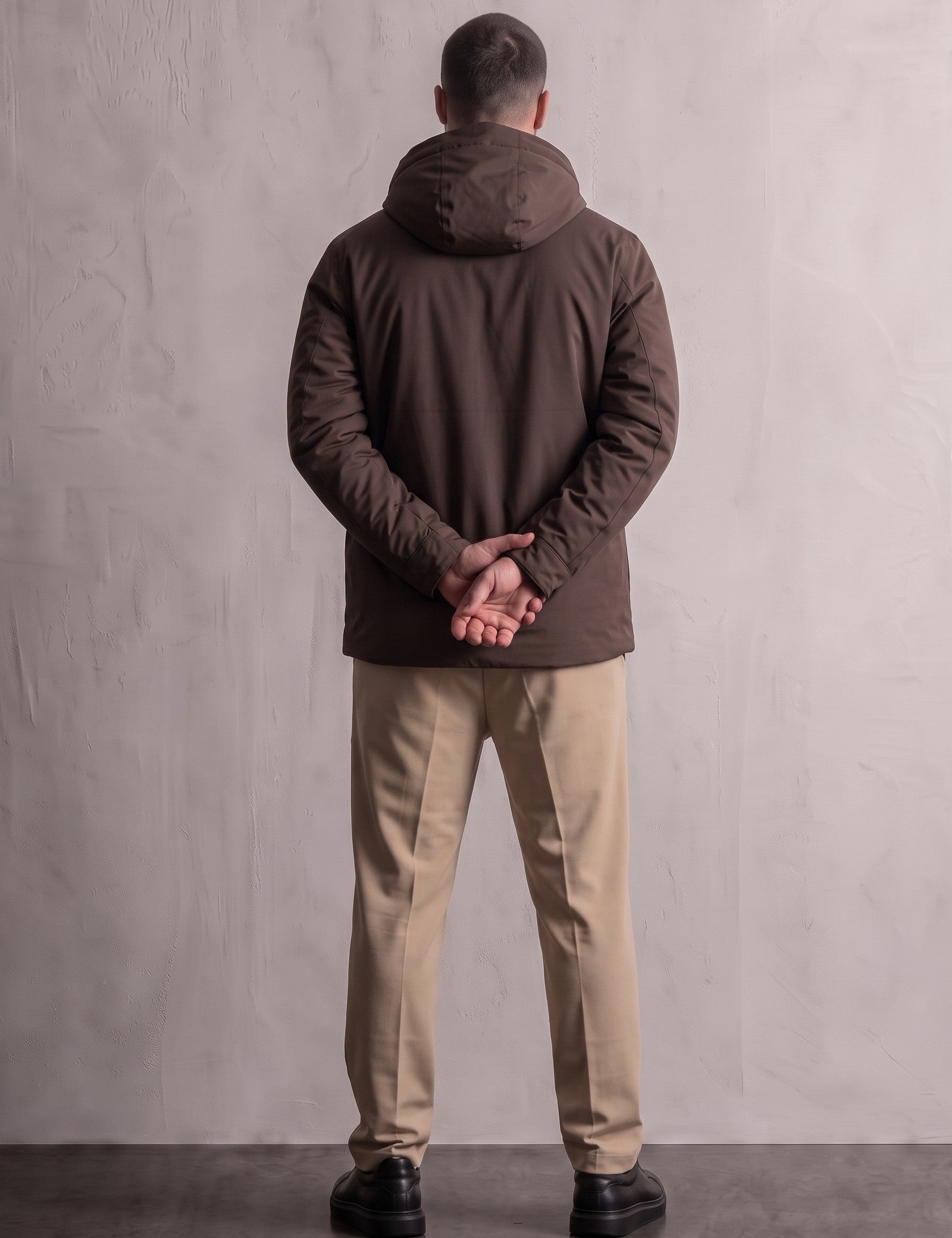 Light Padded Jacket, back view, full length