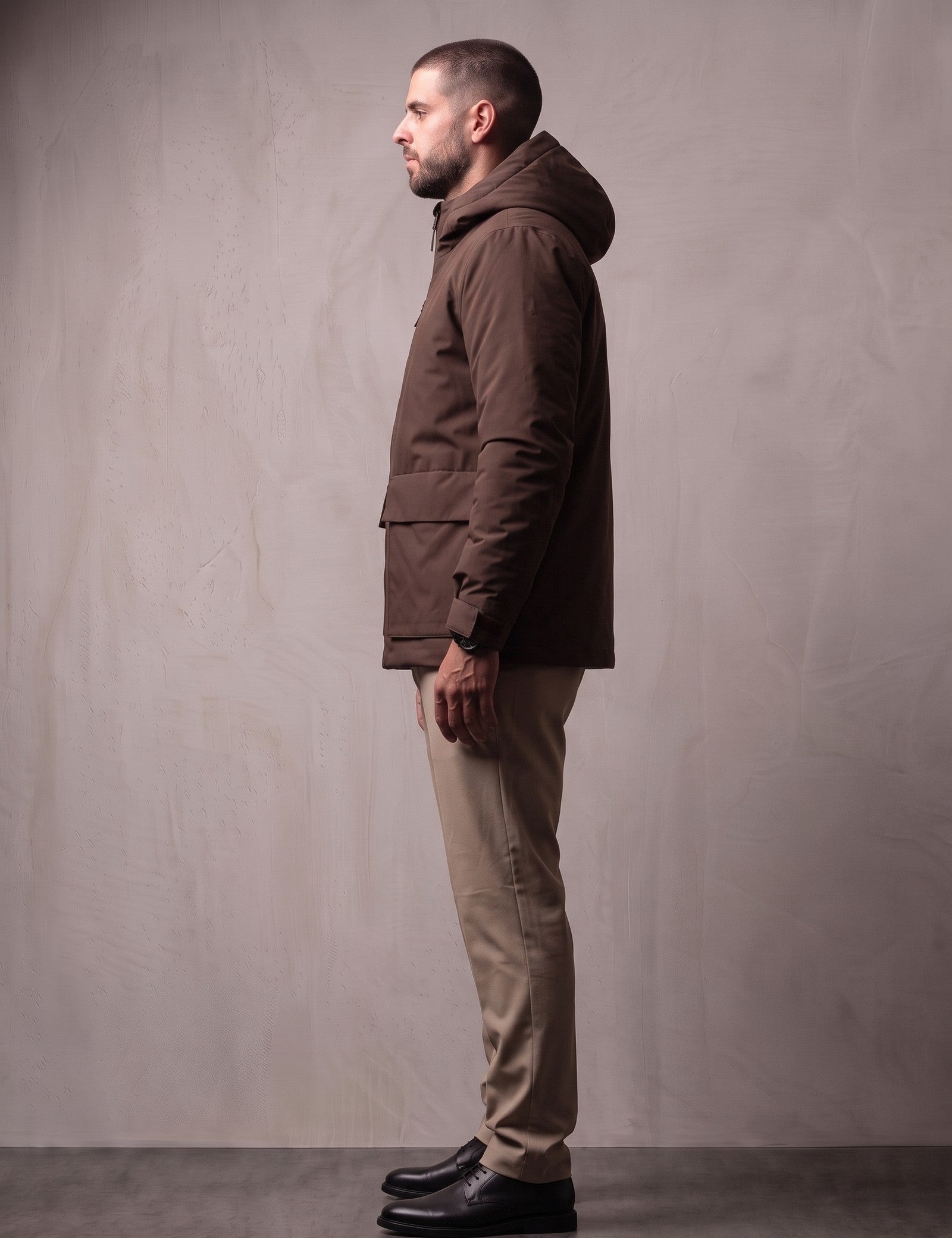 Light Padded Jacket, side view, full length