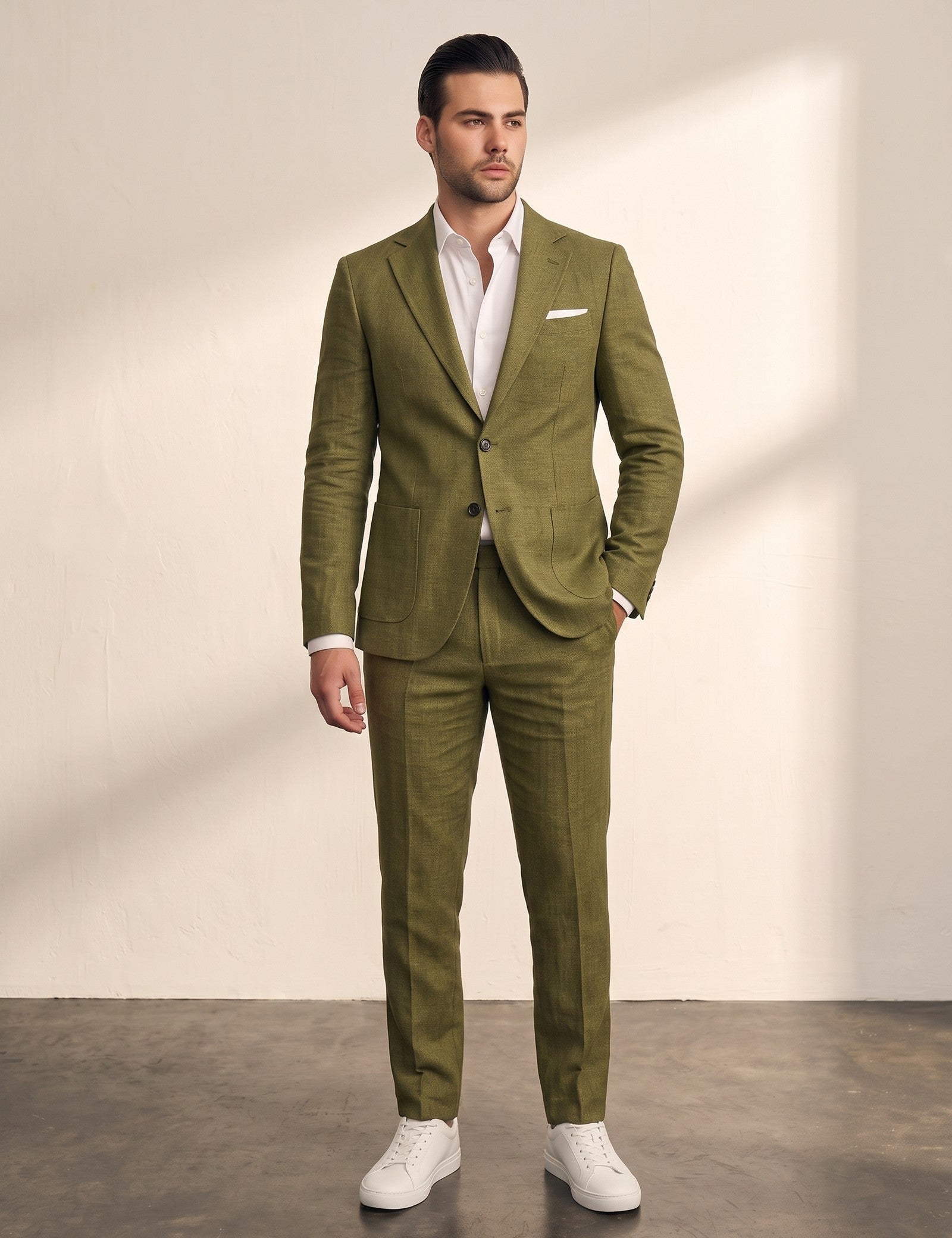 Blazer & Trouser Set, front view, full length