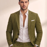 Blazer & Trouser Set, close-up of the upper body