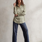 Blouse, front view, full length