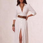 Bohemian Maxi Dress, close-up of the upper body