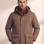 Parka, close-up of the upper body
