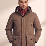 Parka, close-up of the upper body