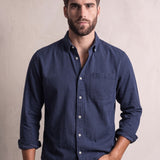 Button-Up Shirt, close-up of the upper body