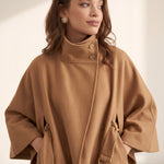 Cape Coat, three-quarter view from the right, full length