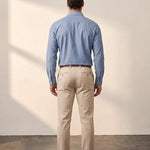 Chambray Shirt, back view, full length