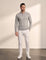 Classic Polo Shirt in Grey, front view, full length