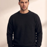Crewneck Sweater, close-up of the upper body