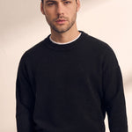 Crewneck Sweater, close-up of the upper body