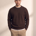 Crewneck Sweater, close-up of the upper body