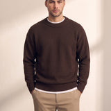 Crewneck Sweater, close-up of the upper body