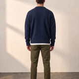 Crewneck Sweater, back view, full length