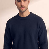 Crewneck Sweater, close-up of the upper body