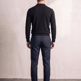 Deluxe Polo Shirt, back view, full length