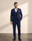 Deluxe Suit in Navy, front view, full length