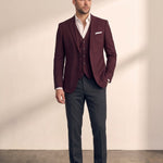 Deluxe Suit, back view, full length