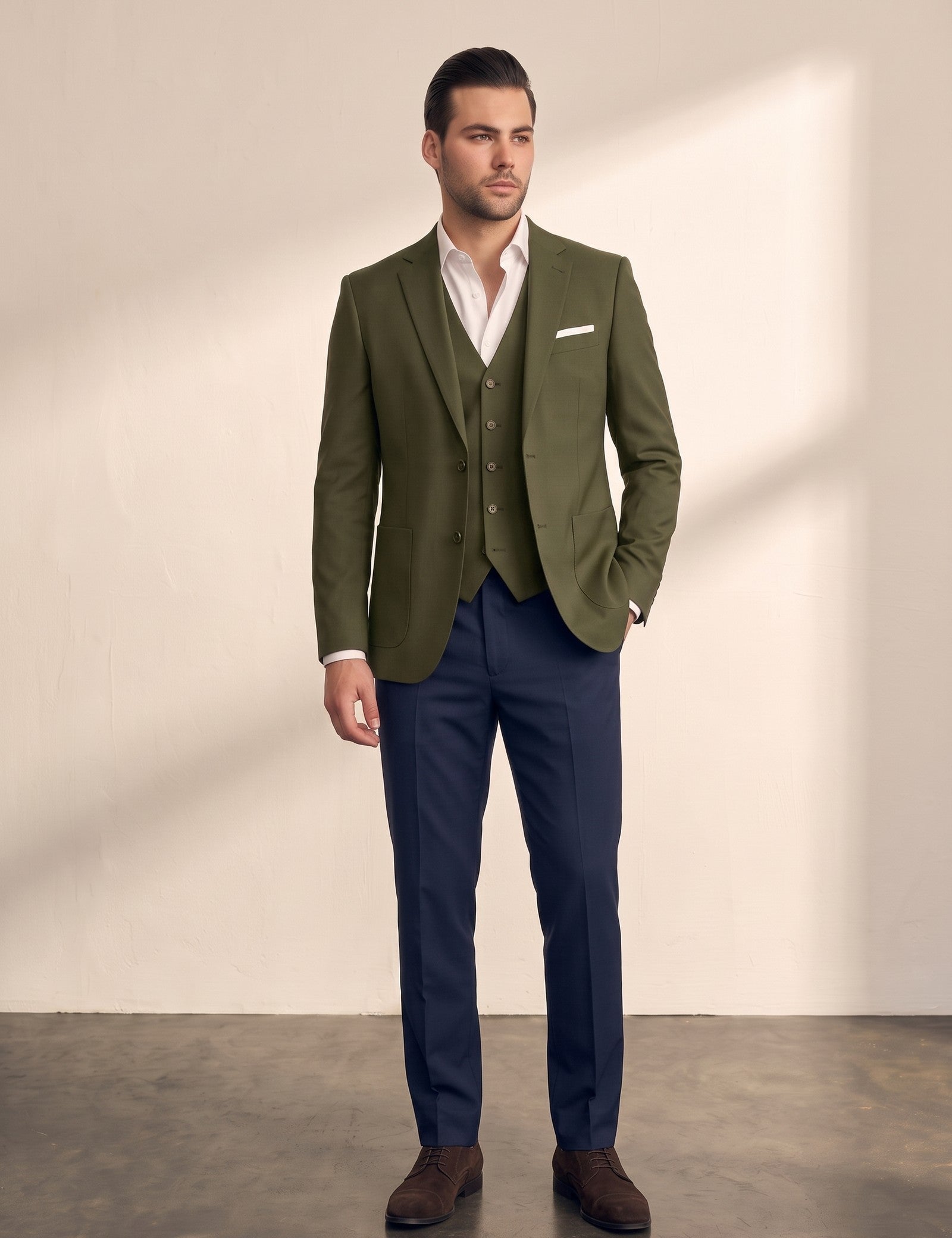 Deluxe Suit, front view, full length