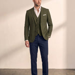 Deluxe Suit, back view, full length
