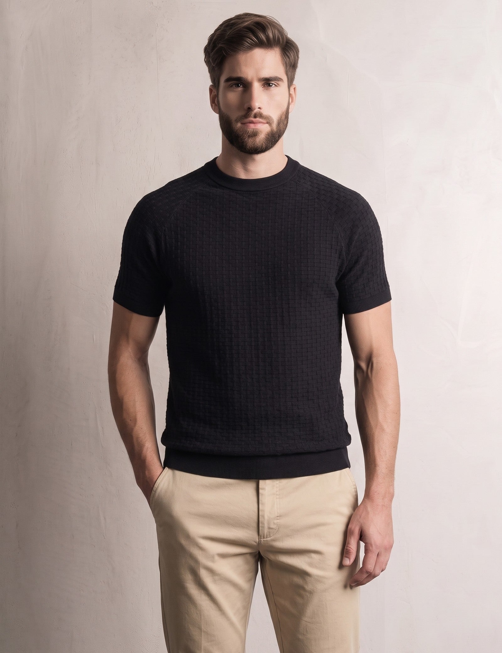 Deluxe T-Shirt, front view, full length