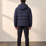 Down Jacket, back view, full length