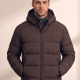 Down Jacket, close-up of the upper body