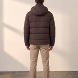 Down Jacket, back view, full length