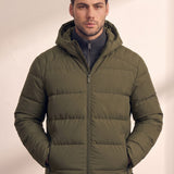 Down Jacket, close-up of the upper body