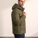 Down Jacket, side view, full length