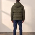 Down Jacket, back view, full length