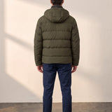 Down Jacket, back view, full length