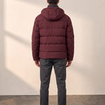 Down Jacket, back view, full length