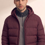 Down Jacket, close-up of the upper body