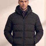 Down Jacket, close-up of the upper body