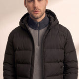 Down Jacket, close-up of the upper body
