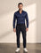 Dress Shirt in Navy, front view, full length