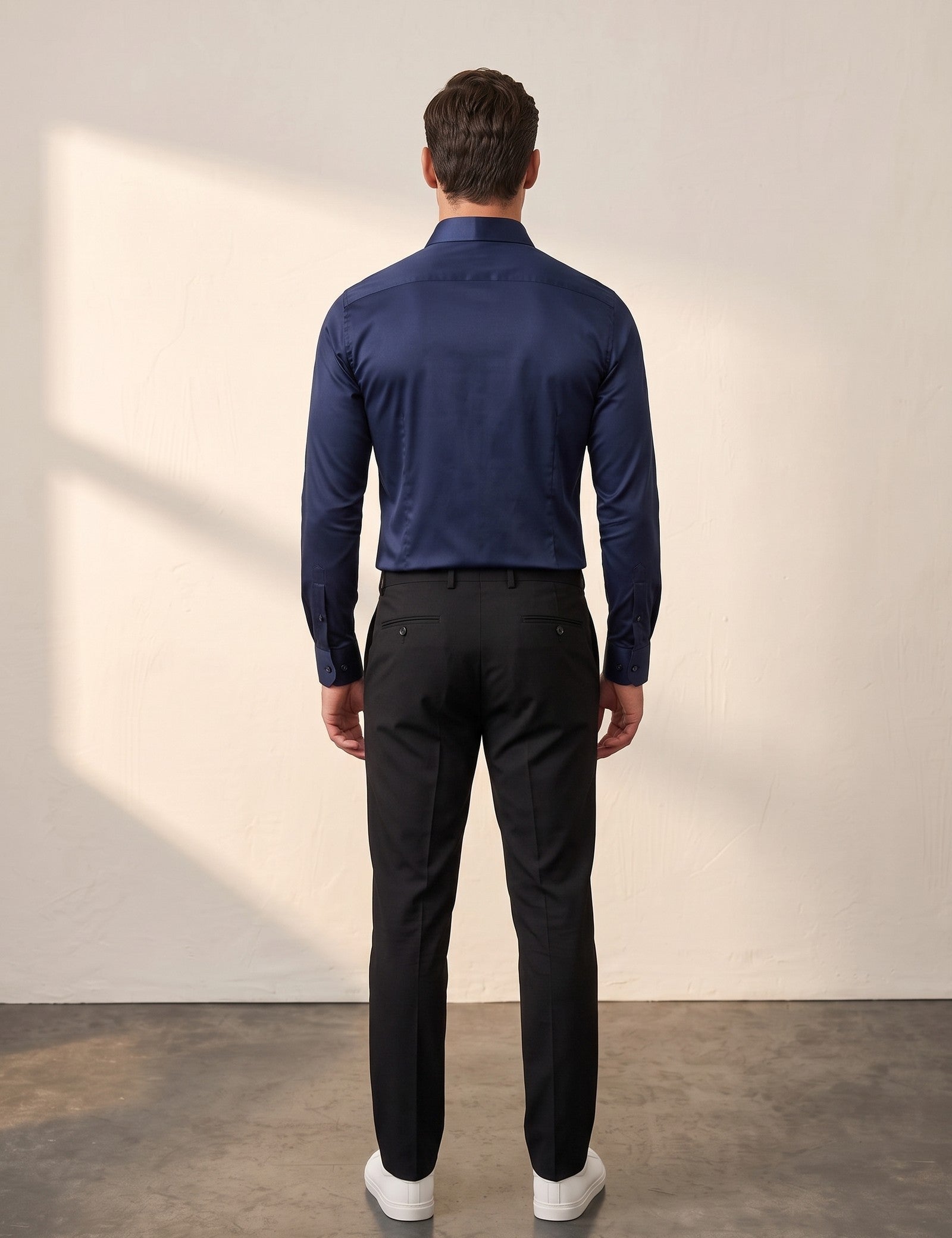 Dress Shirt, back view, full length