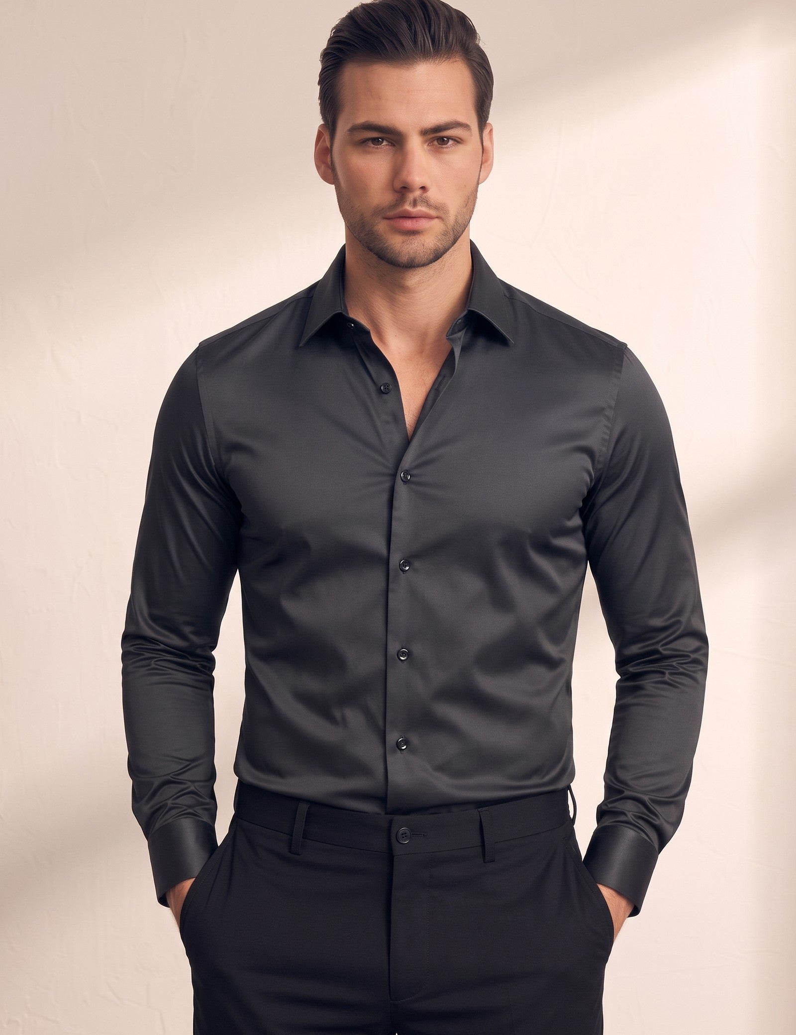 Dress Shirt, close-up of the upper body