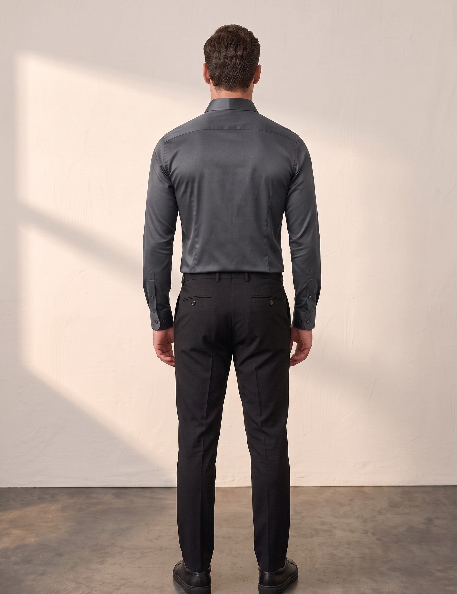 Dress Shirt, back view, full length