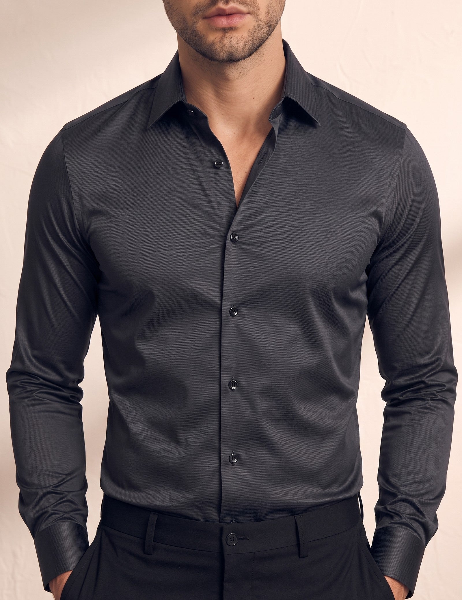 Dress Shirt, close-up of the upper body