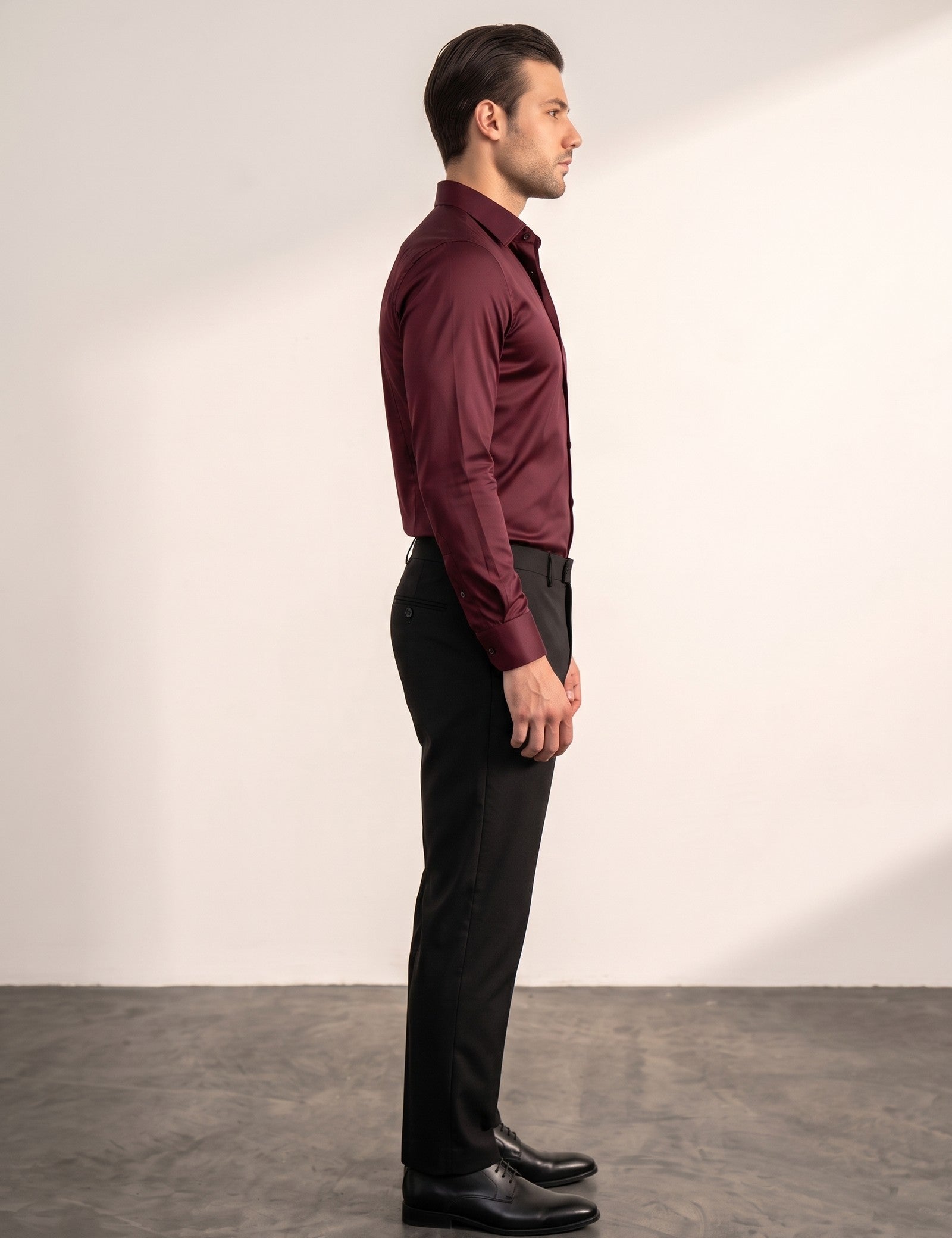Dress Shirt, side view, full length