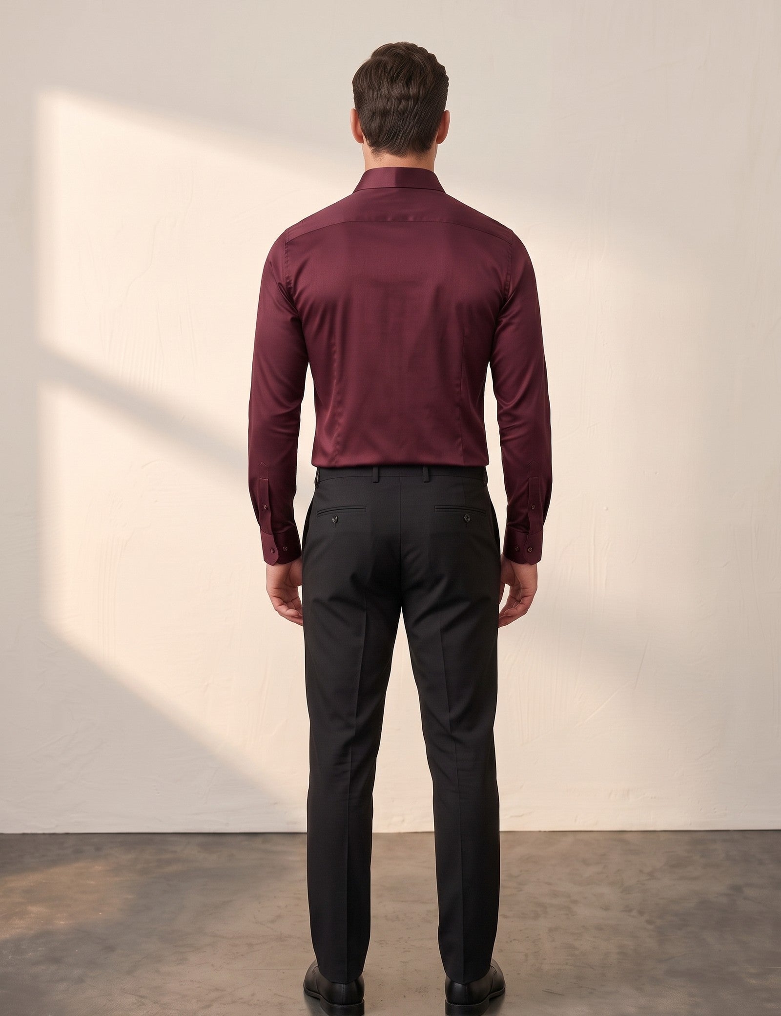 Dress Shirt, back view, full length