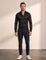 Dress Shirt in Black, front view, full length