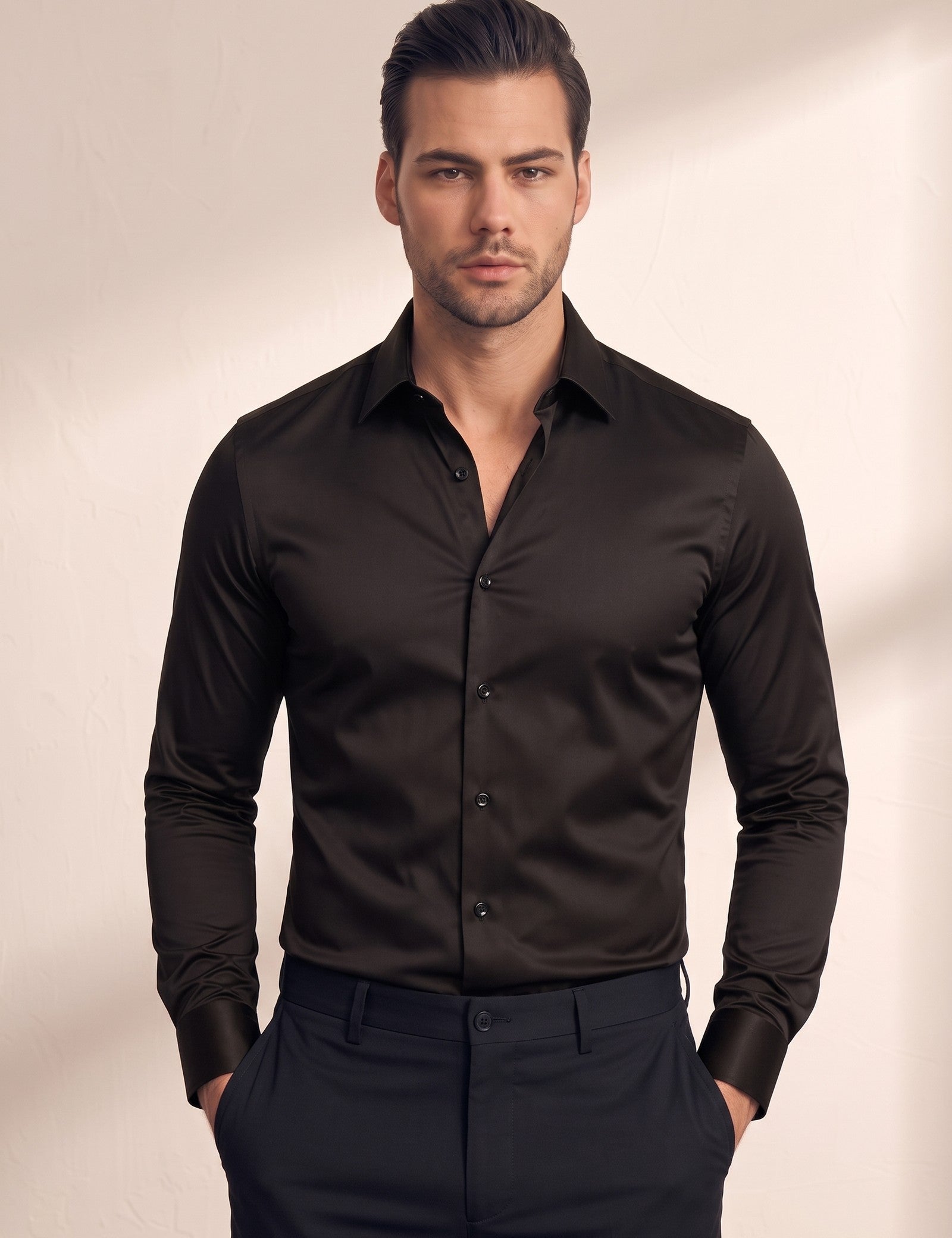 Dress Shirt, close-up of the upper body