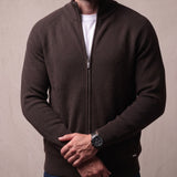 Funnel Neck Sweatshirt, close-up of the upper body
