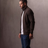 Funnel Neck Sweatshirt, side view, full length