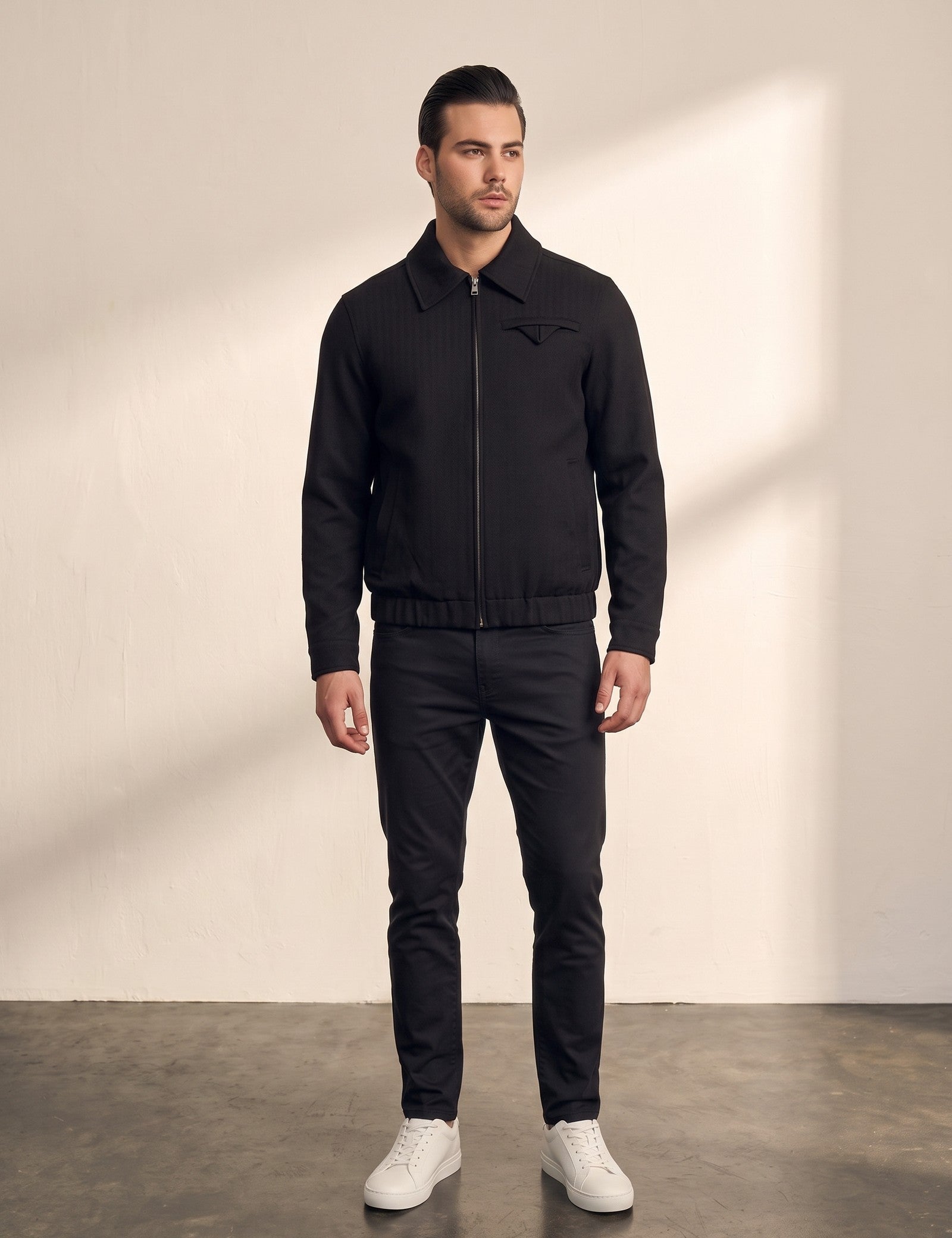 Harrington Jacket, front view, full length